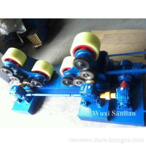 High Accuracy Self-aligned Welding Rotator 40ton , PU Adjus